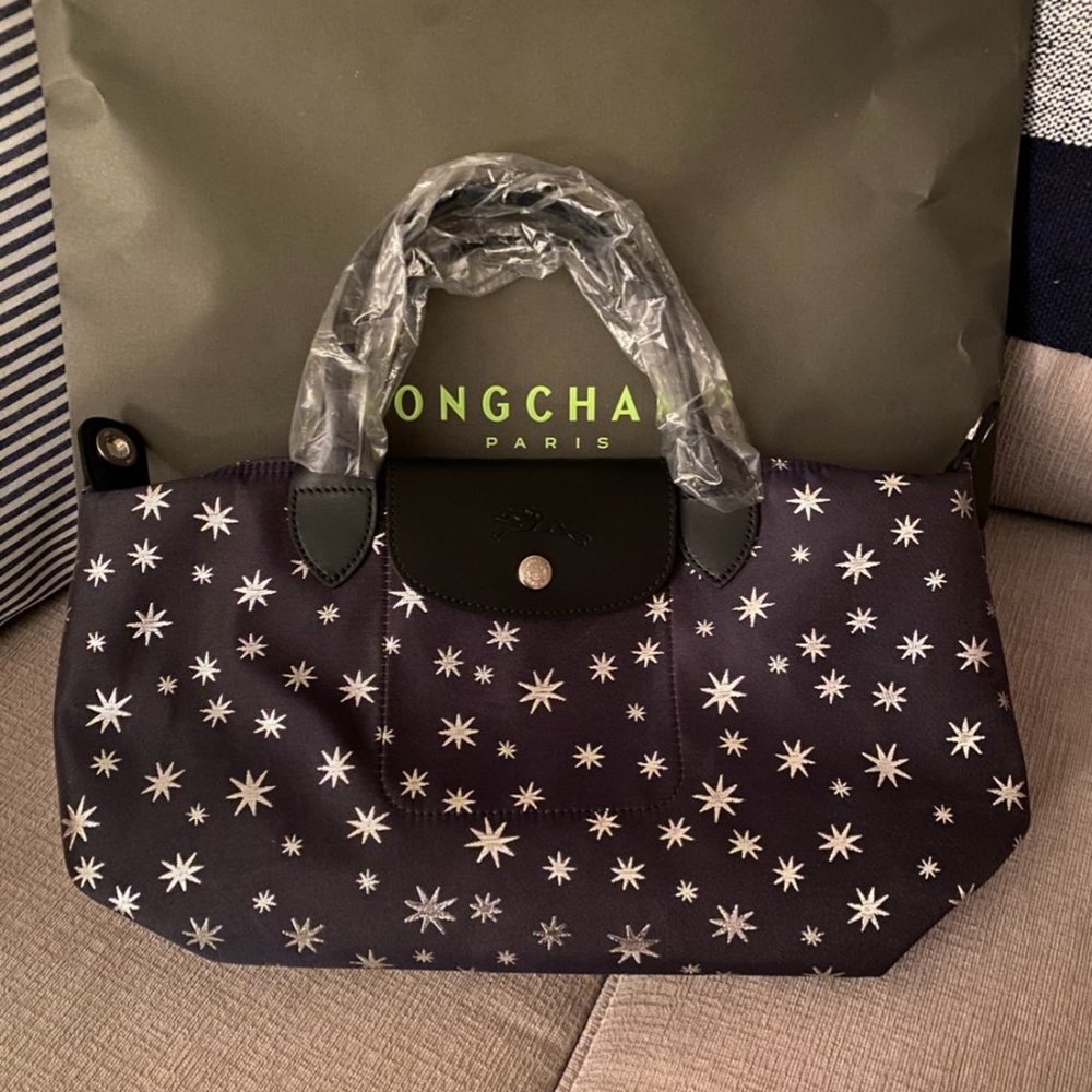 Longchamp Le Pliage Etoiles Stars Bag - Limited Ed